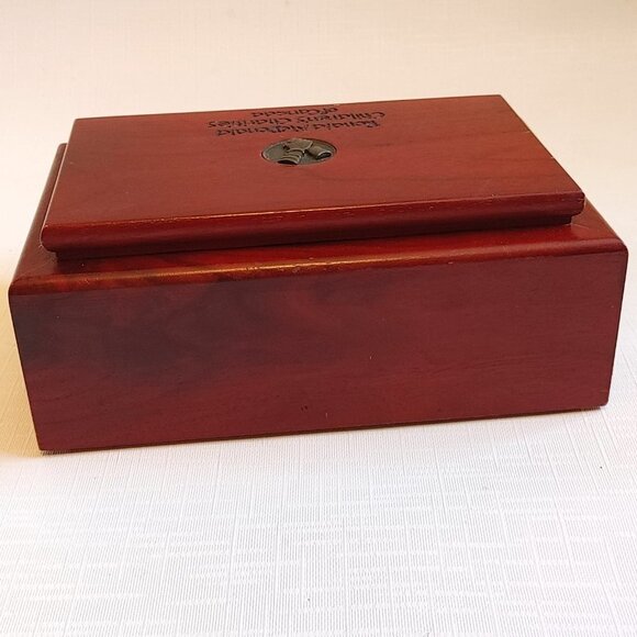 McDonalds Ronald McDonald House Wooden Box LOGO Badge - Picture 4 of 8